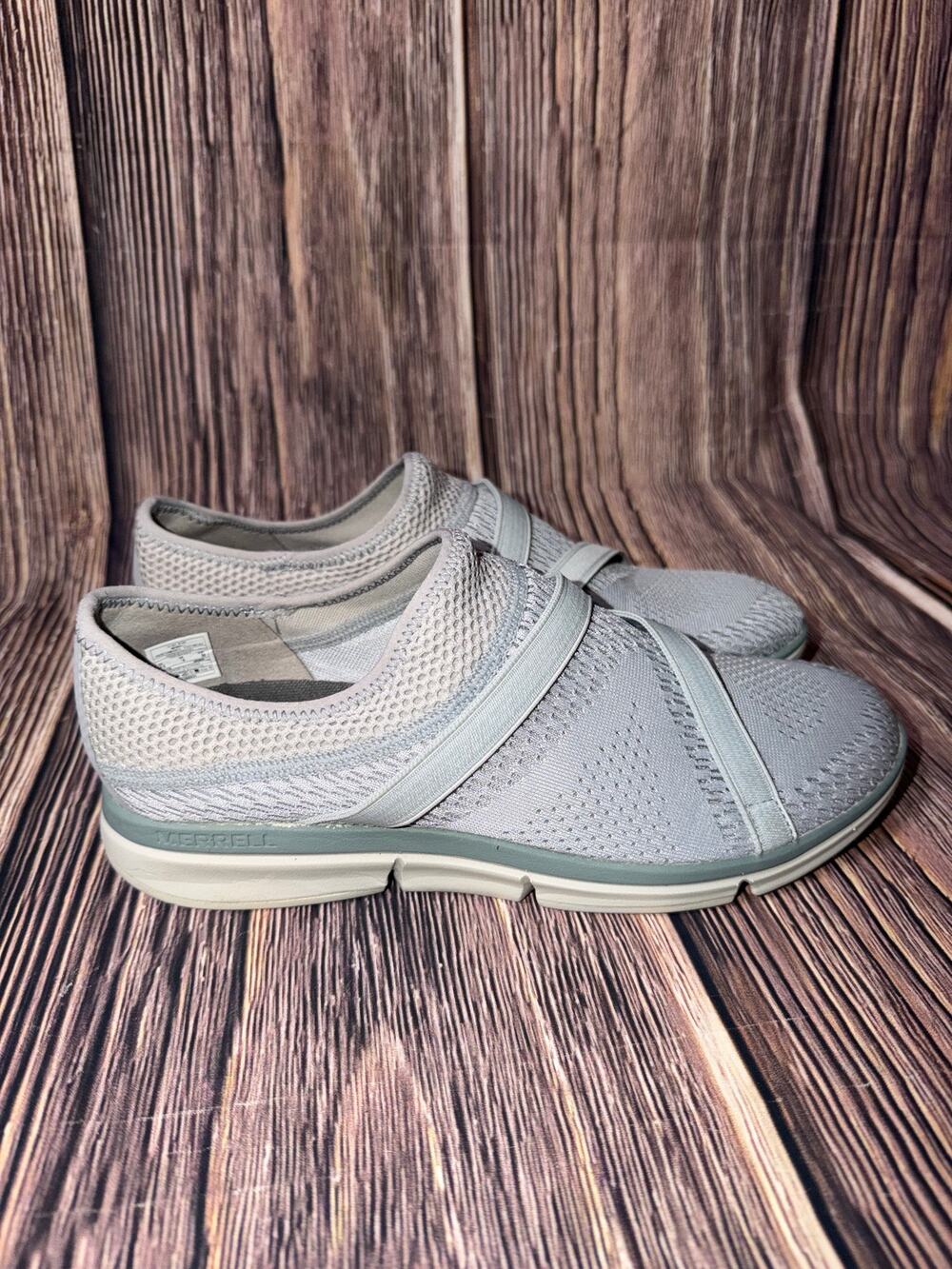 Merrell High Rise Women’s Slip-On Knit Sneakers Gray Size 8.5